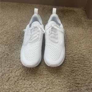 Nike  Air Max 270 White Athletic Sneakers